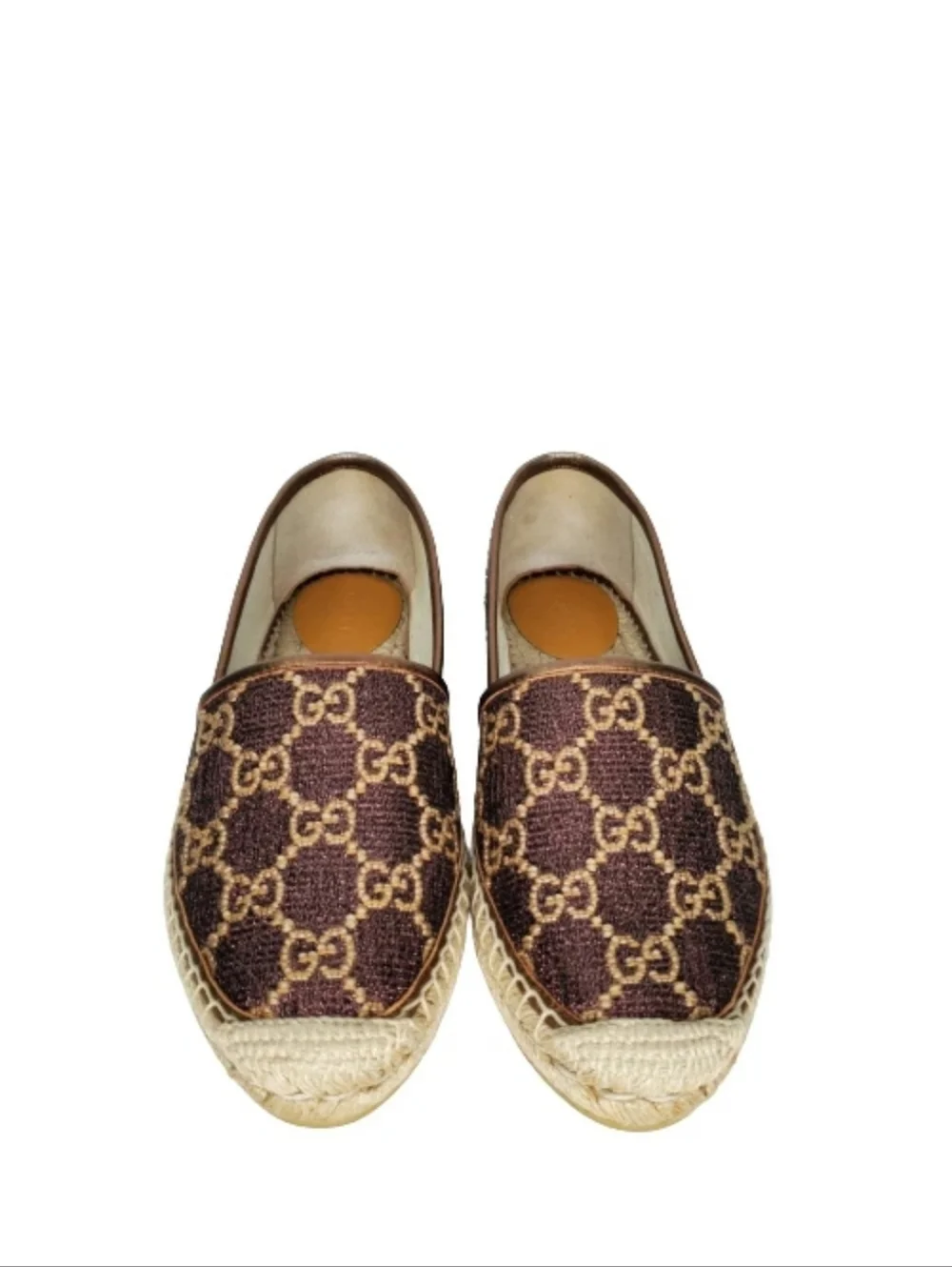 Gucci Heritage GG Lamé Metallic Espadrilles